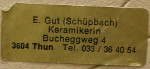 Original Stiker, Schweizer keramiker, Datenbank